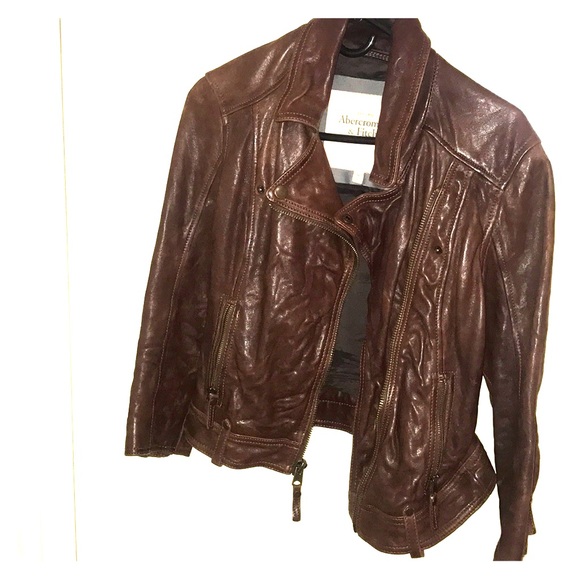 Leather Abercrombie Jacket - Picture 1 of 1
